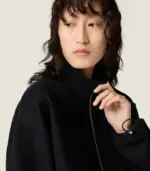 Cotton fleece zipper sweatshirt - Image 4