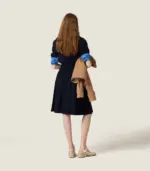 Cotton piqué dress - Image 3