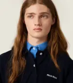 Cotton piqué dress - Image 6