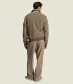 Regular-fit jacket in a herringbone-patterned alpaca blend - Image 5