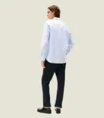 Regular Fit Stripe Stretch Oxford Shirt - Image 5